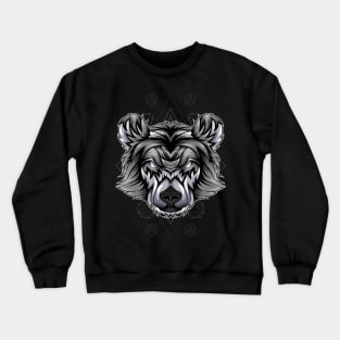 classic bear head Crewneck Sweatshirt